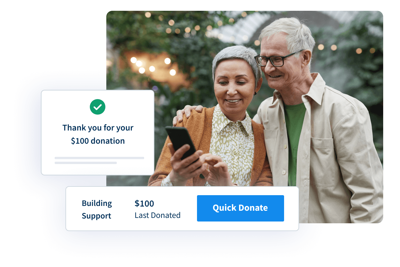 Donor Portal with QuickDonate™