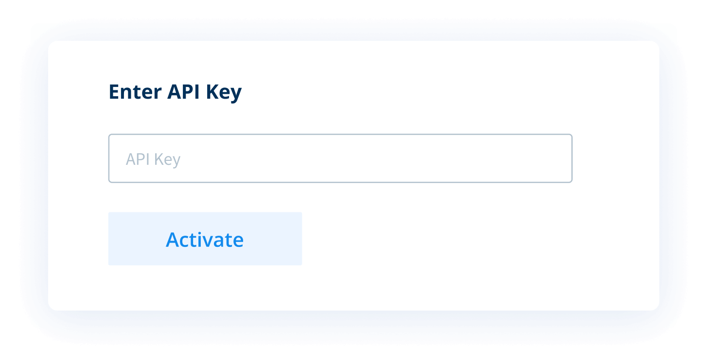 5. Add the LGL API access key