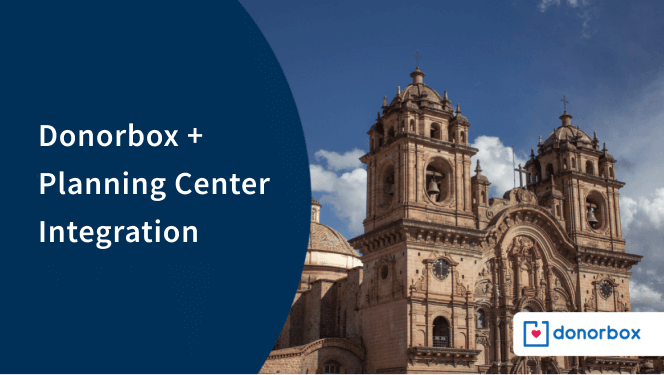 Intégration native de Donorbox + Planning Center