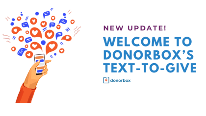 Welcome to DonorBox's text-to-give