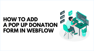How to Add a Pop up Donation Form in Webflow