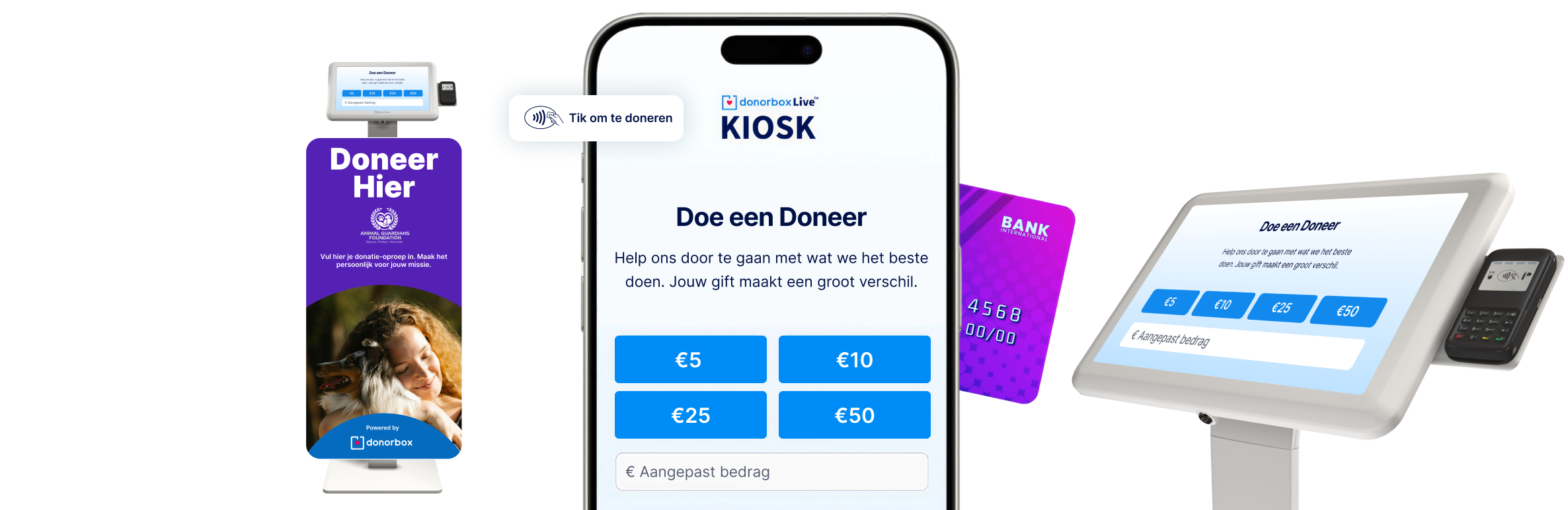 Donorbox Live™ Kiosk