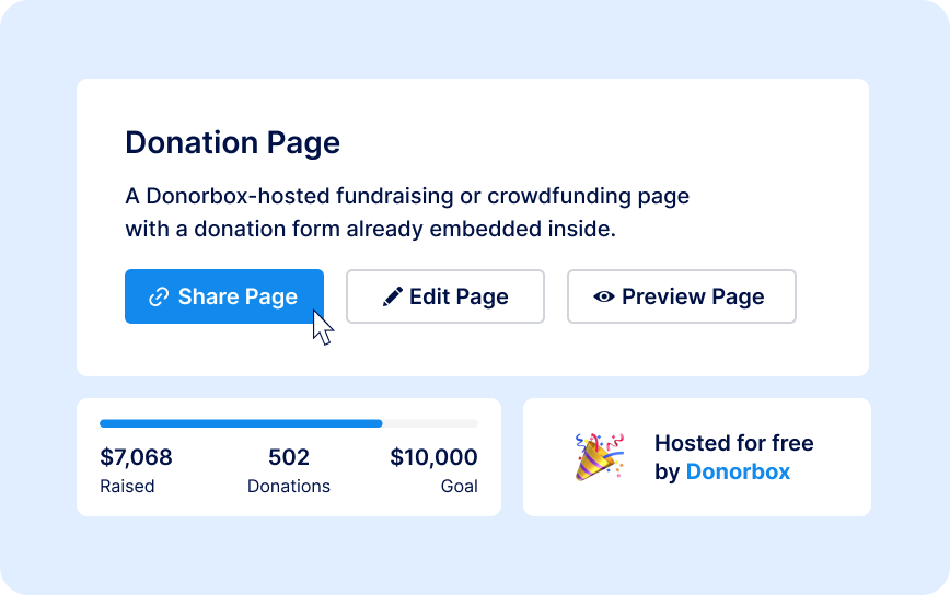 Fundraise without a website