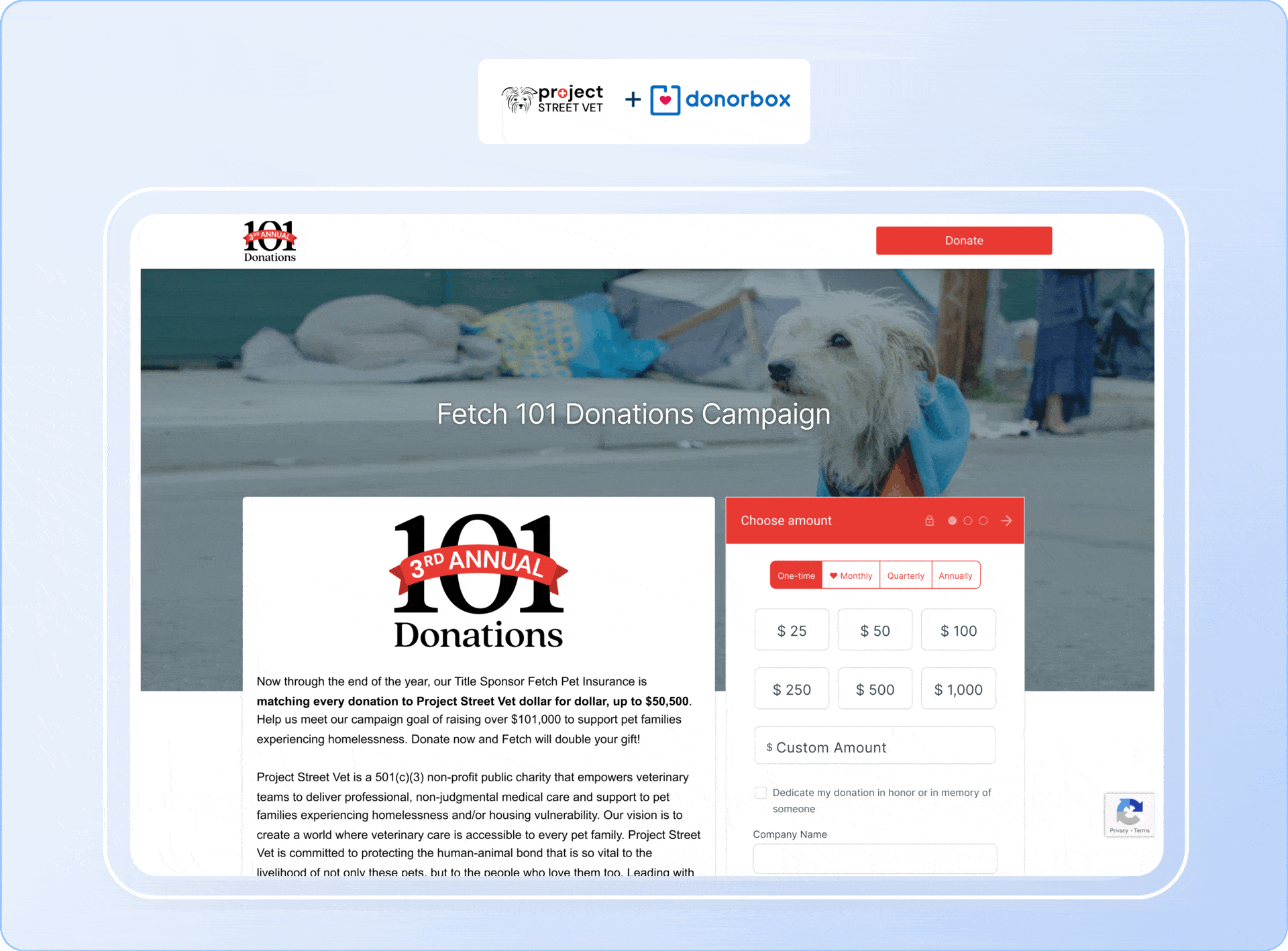 A better donation experience for all