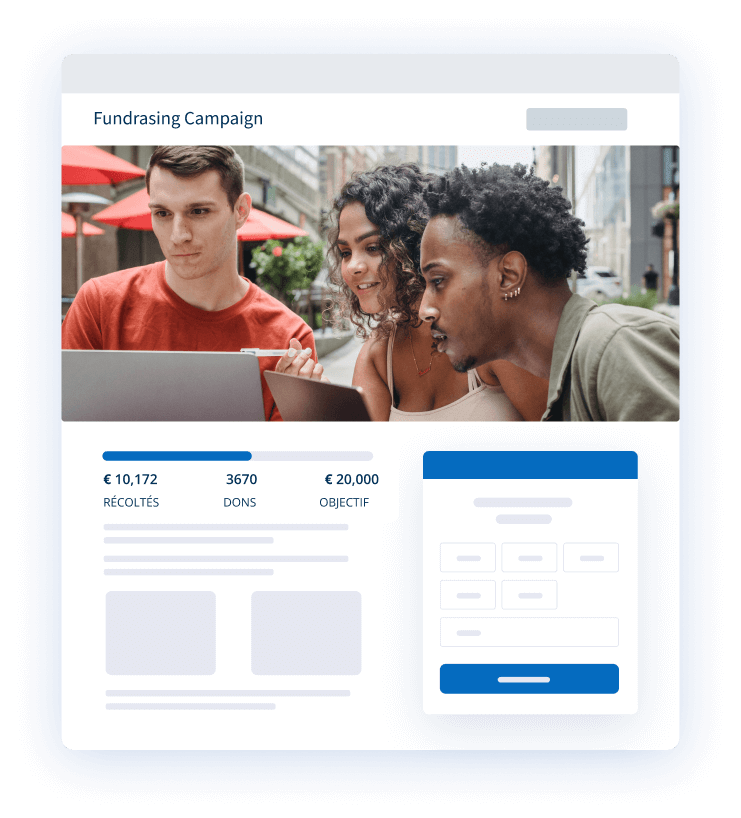 La plateforme de dons idéale pour la collecte de fonds dans les universités La plateforme de dons idéale pour la collecte de fonds dans les universités
